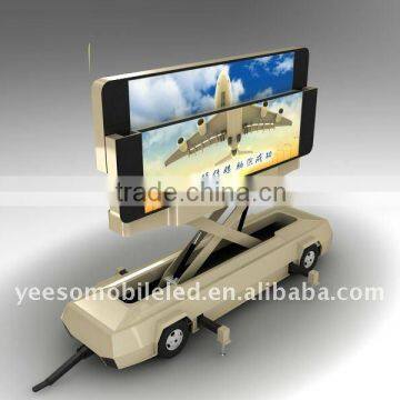 YEESO Mobile LED Trailer, Trailer mounted led screen,Advertising Vehicle