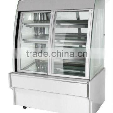 vertical marble cake display showcase refrigerator with CE approvel