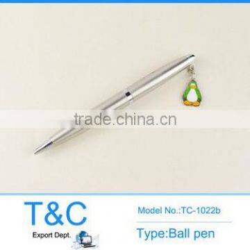 2014 High quality slim metal ball pen/popular hotel pen TC-1023b