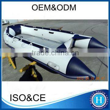 Heavy duty boat made in china HLL430 inflatable boat for sale