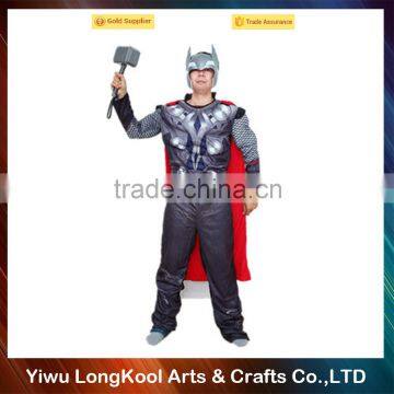 High quality most popular superhero costume cosplay adult Thor costume