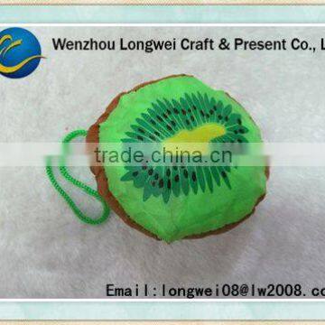 kiwi fruit eco shopping bag/recyclable shopping bag/polyester shopping bag