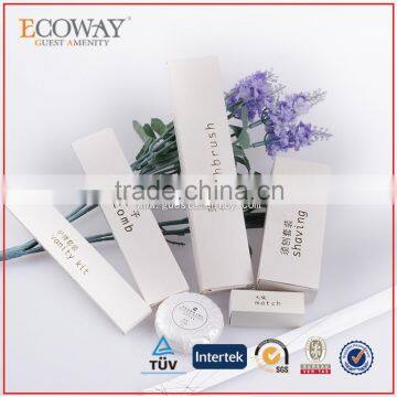 5 star hotel new design amenities set personalized hotel amenities cardboard box