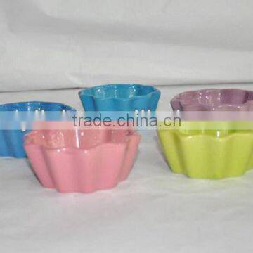 Top grade novel printing color ceramic cups with handle