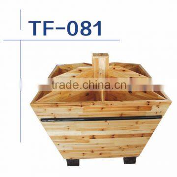 hot supermarket wood shelf in china wooden display TF081