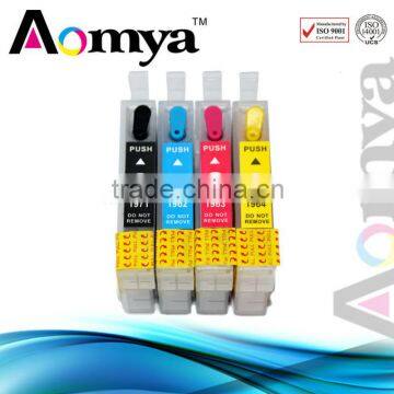 HOT!! ink cartridge T1971/1962/1963/1964 for Epson XP-101/201/204/401/211/214