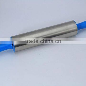 Stainless Steel Rolling Pin With Plastic Handle photo-4