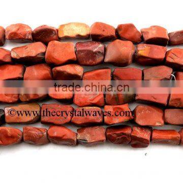 Red Jasper Hand Knapped Rectangle Nuggets