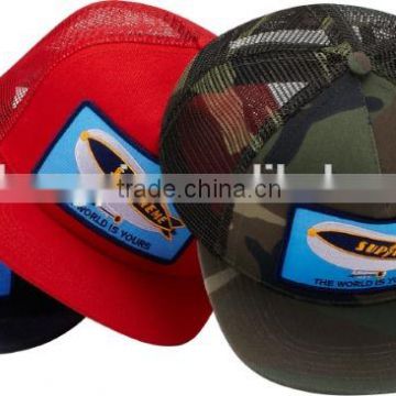 Trucker Mesh Caps Adjustable Plastic Snap Back Closure , All 6 Panels Mesh Baseball Caps , Custom Full Mesh Baseball Cap Bulk