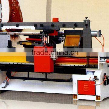 Semi automatic woodworking lathe machine for stair legs