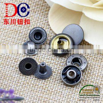 Custom Available Metal Push Button 4 Part Snap Button,Snap Fastener for Clothes photo-1