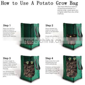 Fabric Potato Grow Pots-10Gallon Size ,Durable Feature Planter Bags