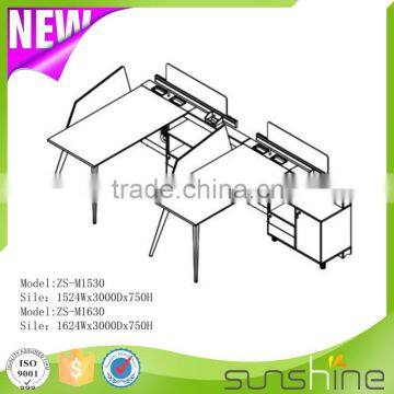 Top Quality Office Furniture 1 Person Screen Staff Workstation ZS-B1515 photo-6