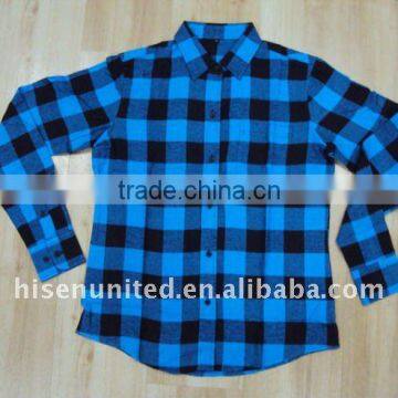 Ladies' Casual Check Shirts with Long Sleeves