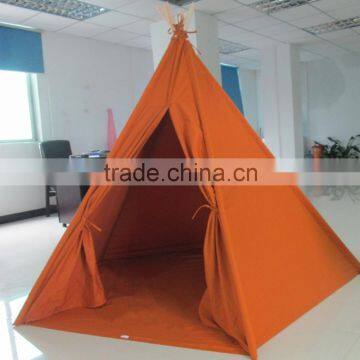 2 persons canvas tipi tent for children