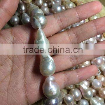 Baroque Freshwater Pearl Necklace 12-15mm photo-4