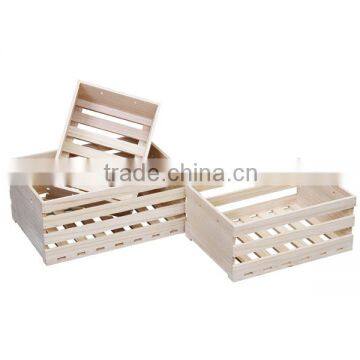 OEM Cheap wooden vegetable storage crates wood vegetable crates for sale