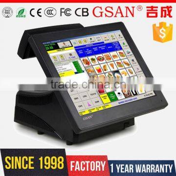 GS-3025 GSAN 15 inch touch screen pos system cash register                        
                                                Quality Choice
                                                    Most Popular