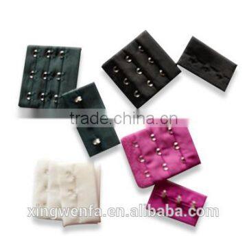 Bra hook and eye tape with various sizes and colors