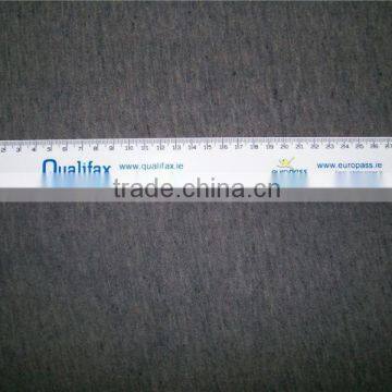 High Quality Plastic ruler OEM logo design colorful printing beveled edges plastic ruler