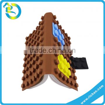 Wholesale fun shape multi colours soft rubber cae silicone book cover