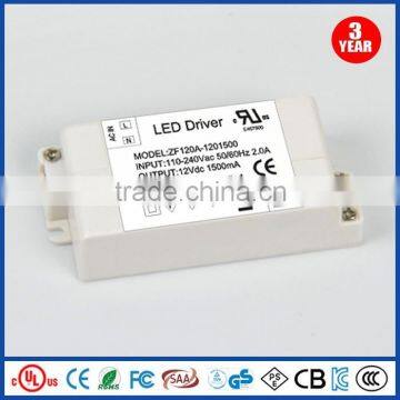 AC 110-240V to DC 12V 1500mA Led Electronic Transformer Smart Power Supply Driver 18W Quality Choice photo-3