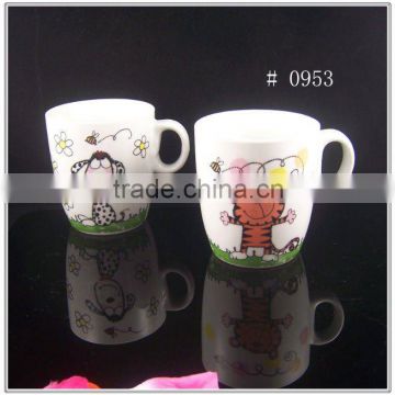 250cc ceramic children's milk mug.decal printing