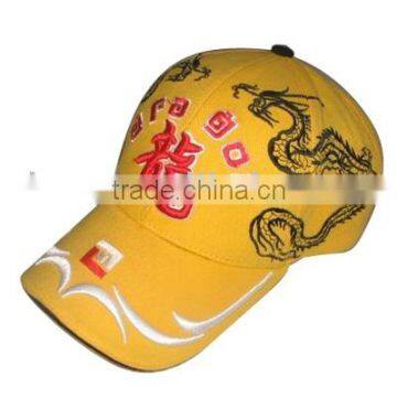 embroidery 100% cotton baseball cap