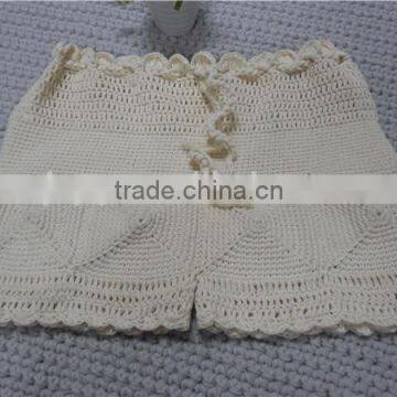 Beautiful pattern wholesale women crochet shorts