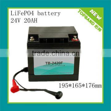 24V 20Ah UPS lithium rechargeable battery pack