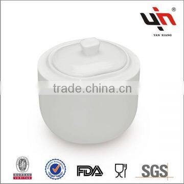 Y2714 Super White Round Sugar Bowl