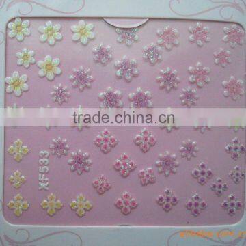 XF-533 3D Nail seals & 3D Nail sticker