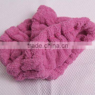 hot selling coral fleece cheap elastic headbands for girls