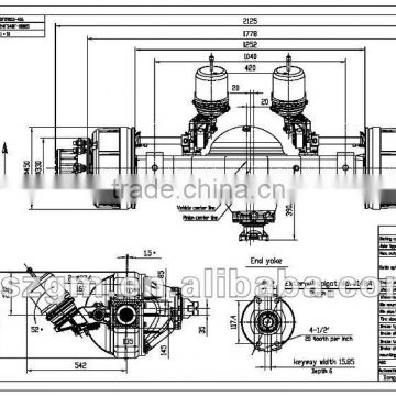 Dongfeng axle