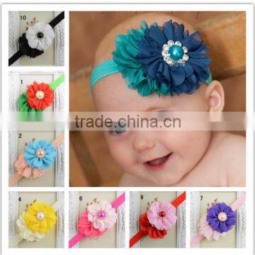 cheap floral headband baby stretch headband