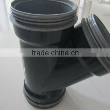 PP Y-TEE Soundproof With Thread Pipe Fitting Injection Mould/Collapsible Core