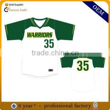 sublimated baseball jersey
