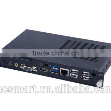 Intel Quad Core J1900 Fanless Digital Signage OPS Mini pc 12V photo-3