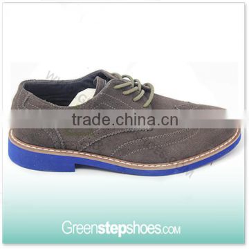 Fashion Gray Suede Leather Nice Footwear,Alibaba Footwear For Men