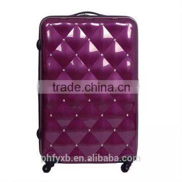 2016 Eminent ABS/PC Luggage Trolley/Durable Hotel Suitcase / Fashion Women Cool Color Travel Trolley Suitcase photo-3
