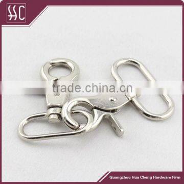 swivel hooks for handbag,swivel snap hook, nickel dog hook for bag part