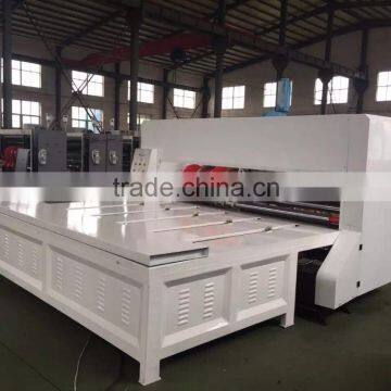 Electric Transverse Move Thin- Knife Paper Separating/Semi Automatic Food Box Rotary Carton Box Slotter Machine