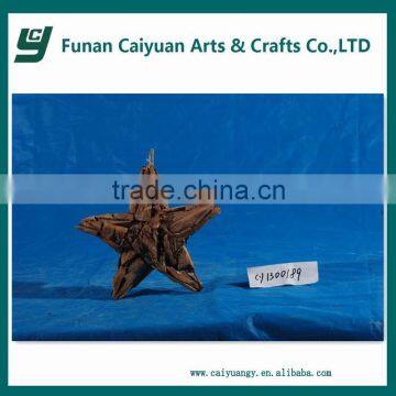 small new outdoor handsome wooden star christmas decoration 2013