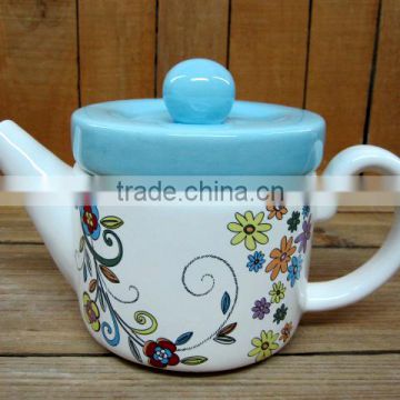 Wholesale Dream Flower Ceramic tea pot water pot