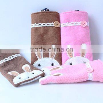 Kind workmanship Since 1997 mini fleece bag drawstring design