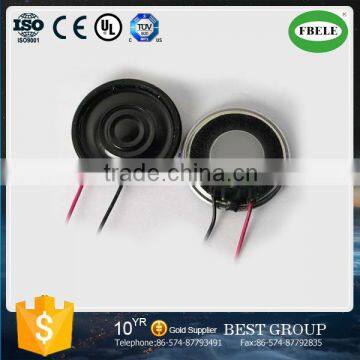 FB3008-03 30mm mylar metal speaker, 8ohm 1W/2W round speaker with wire (FBELE)