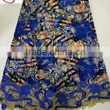 CSB4-WL0718(15-25) The newest arrival Royal aristocratic style of the different design wax lace for making dress