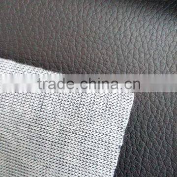PVC Sofa Leather With Cheapest Price,knitting Backing photo-2