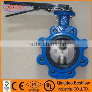 ductile iron lug butterfly valve