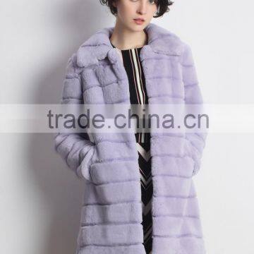 Hot Sale Winter Rex Rabbit Fur Coat with Low Price